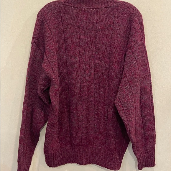 Bar Harbor Knits from Maine Crewneck Sweater Shetland Wool Blend - Picture 5 of 8